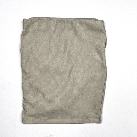 Free People Angie Wrap Ivory Ruched Stretch Tulip Mini Skirt Size XS - NWOT - Picture 6 of 8